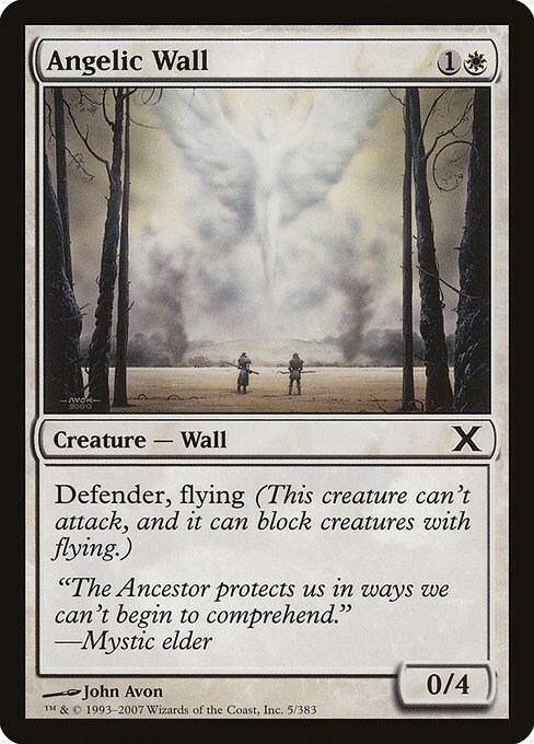 Angelic Wall Card Front