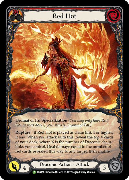 Red Hot Card Front