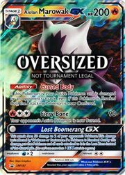 Alolan Marowak GX [Cursed Body | Fiery Bone | Lost Boomerang GX]
