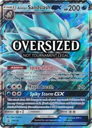 Alolan Sandslash GX [Spiky Shield | Frost Breath | Spiky Storm GX]