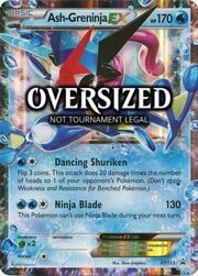 Ash-Greninja EX [Dancing Shuriken | Ninja Blade]