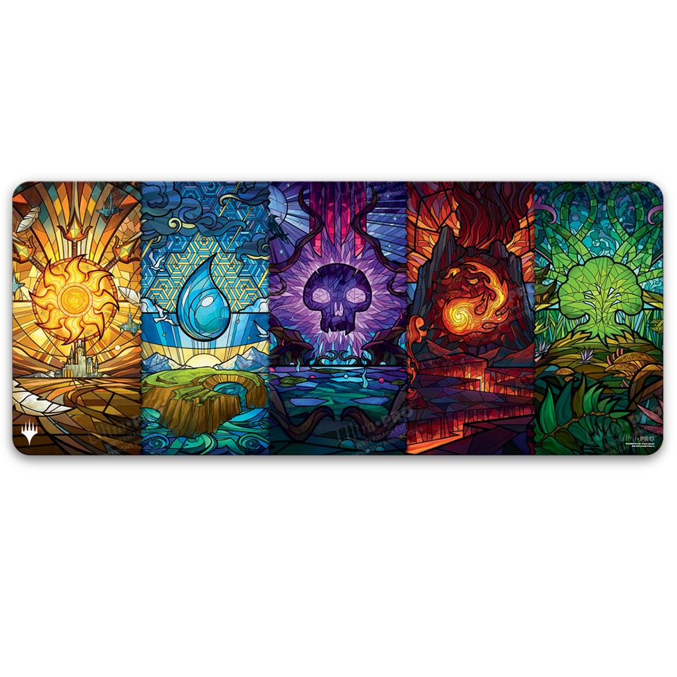 Dominaria Unida: Tapete 6 ft Stained Glass Lands