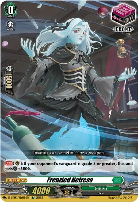 Frenzied Heiress Card Front