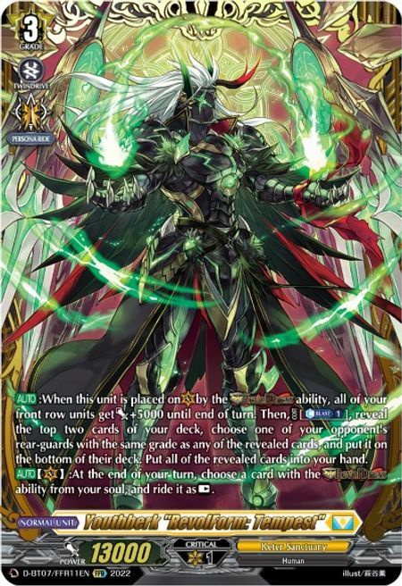 Youthberk "RevolForm: Tempest" Card Front