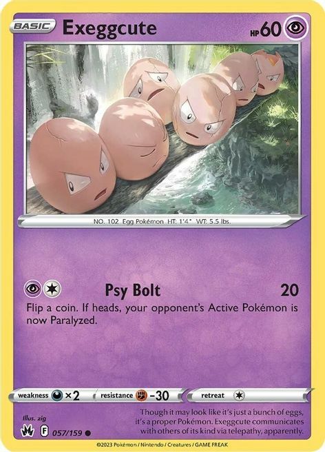 Exeggcute Card Front