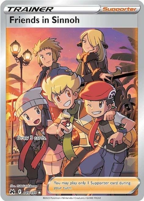 Friends in Sinnoh Card Front