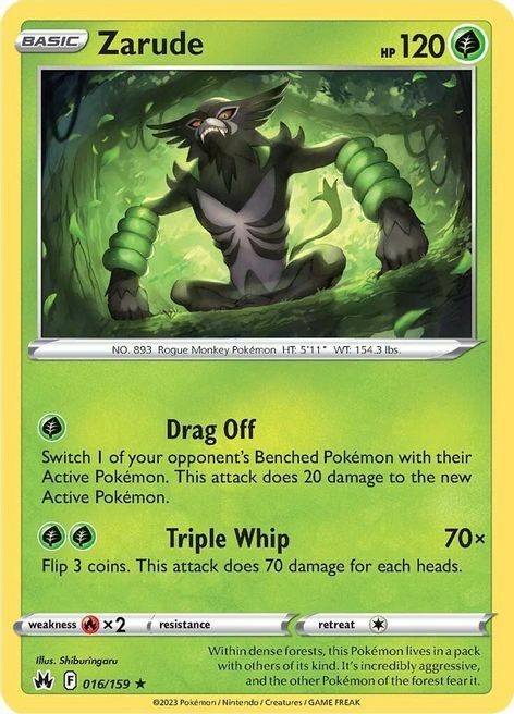 Zarude Card Front