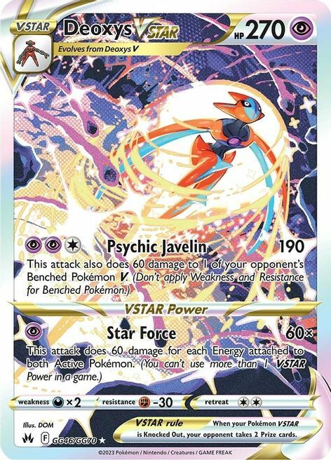 Deoxys VSTAR Card Front