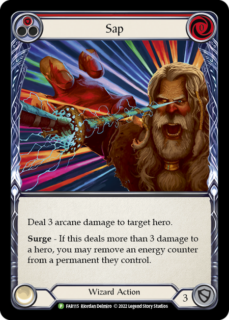 Sap - Red Card Front