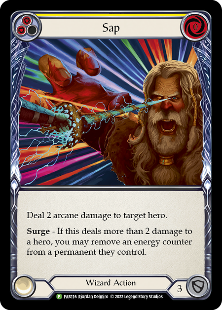 Sap - Yellow Card Front
