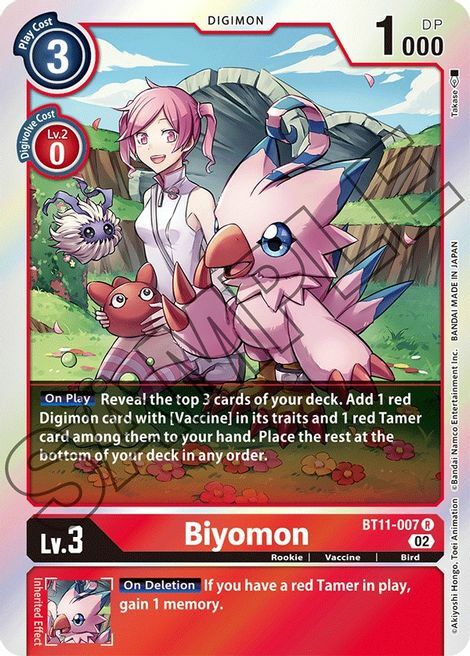 Biyomon Card Front