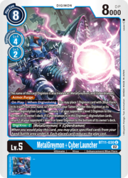 MetalGreymon + Cyber Launcher