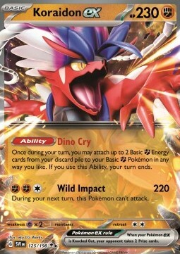 Koraidon ex Card Front