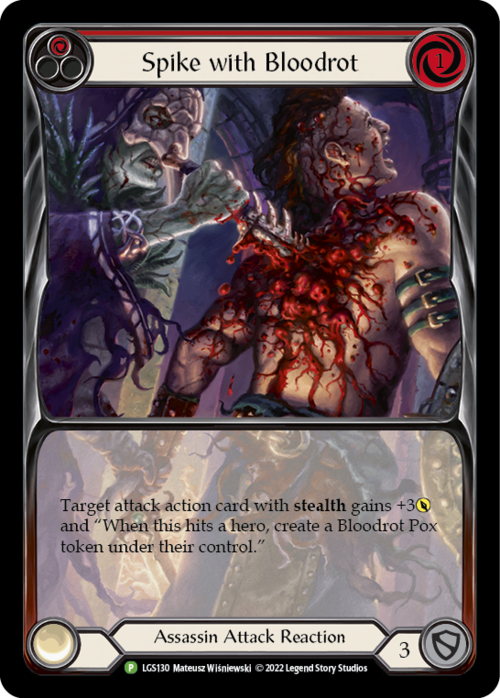 Spike with Bloodrot Card Front