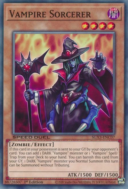Vampire Sorcerer Card Front