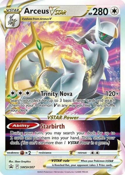Arceus VSTAR Card Front