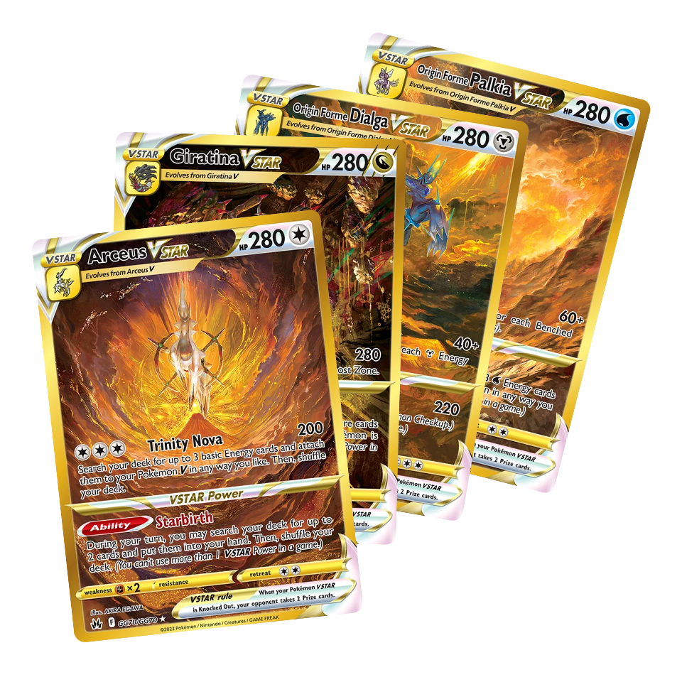 Cenit Supremo: Dialga, Palkia, Giratina & Arceus D'Oro