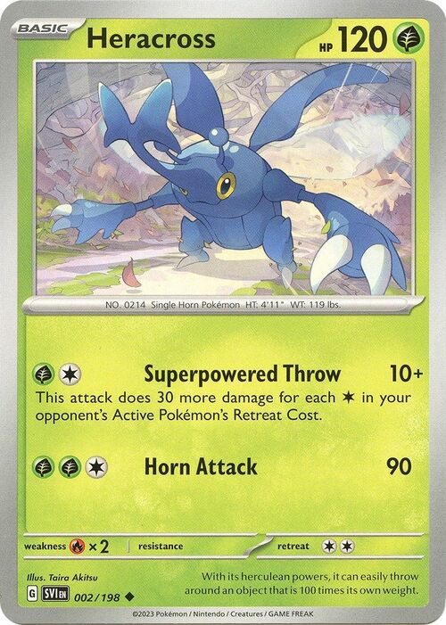 Heracross Card Front