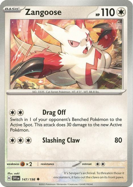Zangoose Card Front