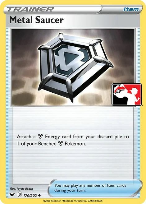 Metal Saucer Card Front