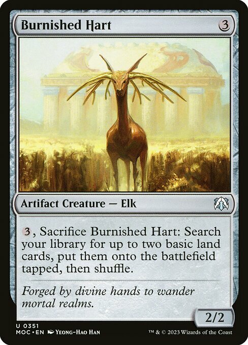 Burnished Hart Card Front