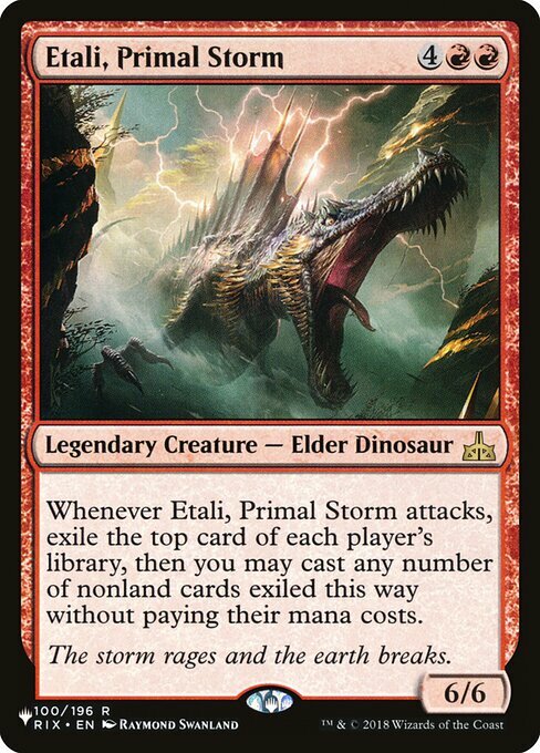Etali, Primal Storm Card Front