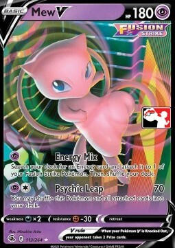 Mew V Card Front