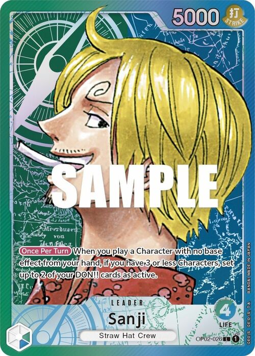 Sanji Card Front
