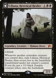 Liliana, Guaritrice Eretica // Liliana, Necromante Audace