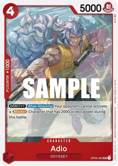 Adio Card Front