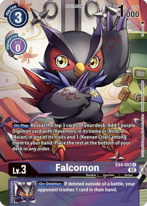 Falcomon Card Front
