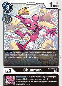 Chuumon Card Front