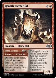 Hearth Elemental // Attizzare l'Ingegno