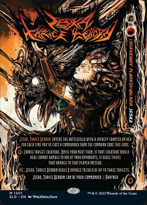 Jeska, Thrice Reborn Card Front