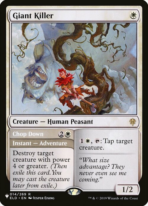 Giant Killer // Chop Down Card Front