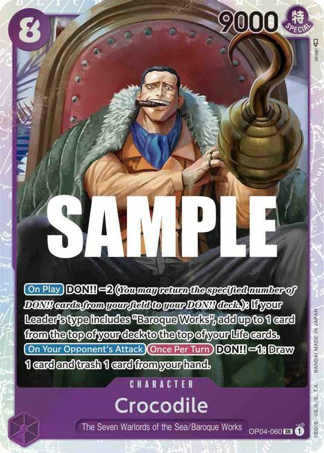 Crocodile Card Front