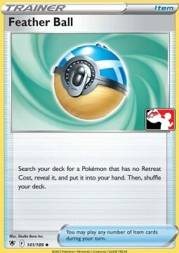 Feather Ball Card Front