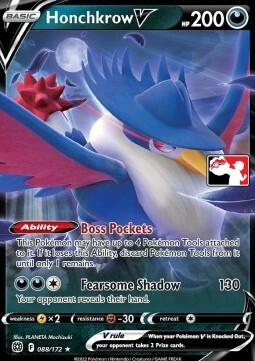 Honchkrow V Card Front