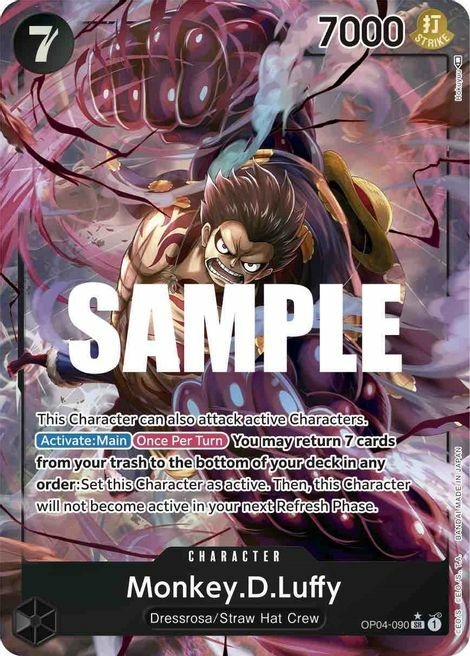Monkey.D.Luffy Card Front