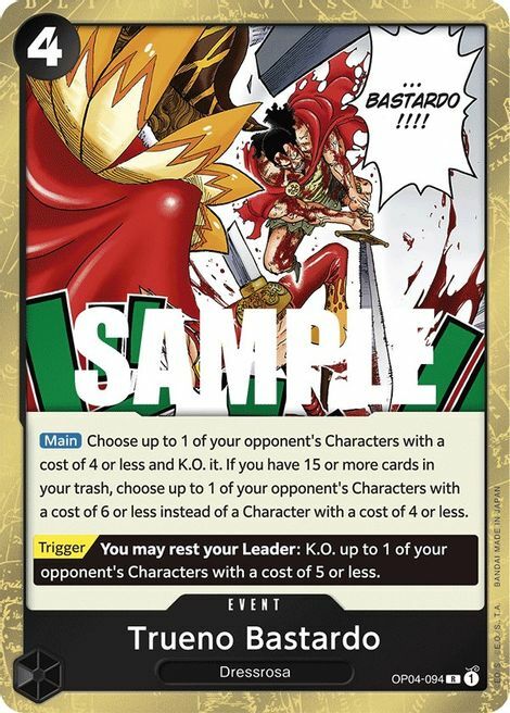 Trueno Bastardo Card Front