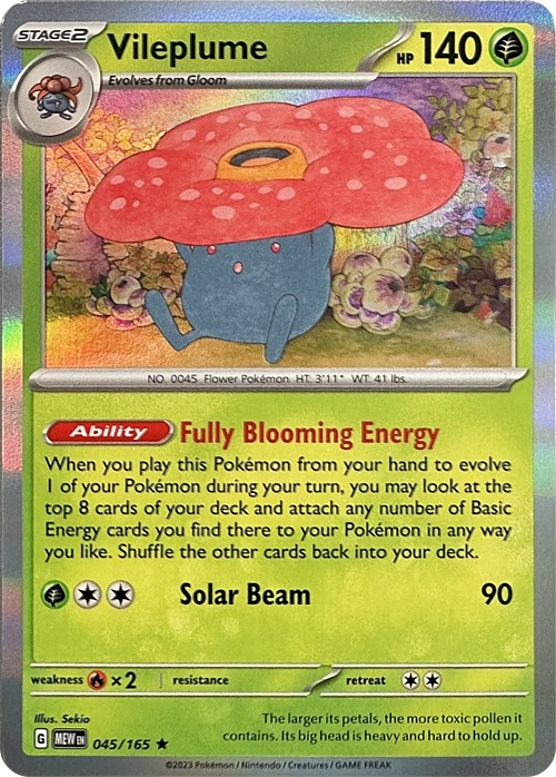 Vileplume Card Front