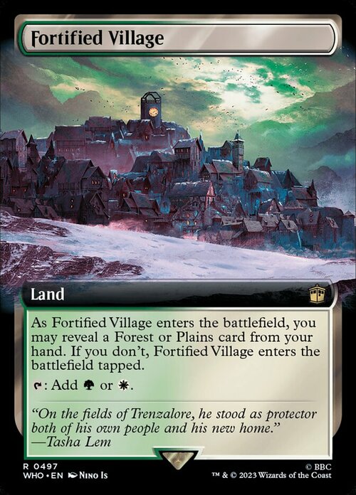 Fortified Village Card Front