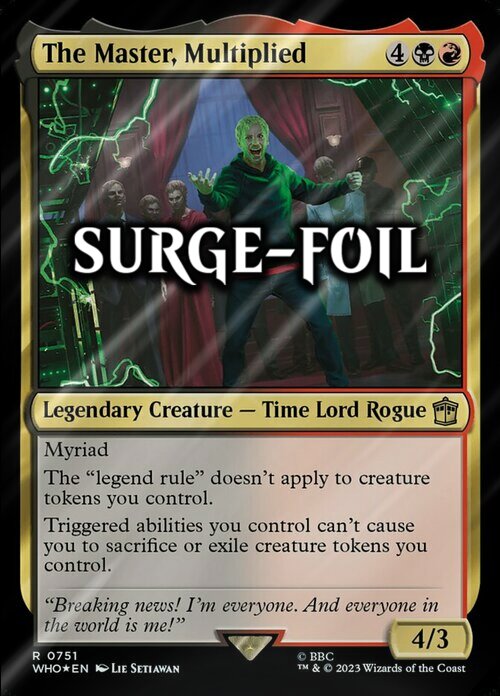 The Master, Multiplied Card Front