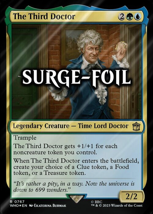 The Third Doctor Card Front