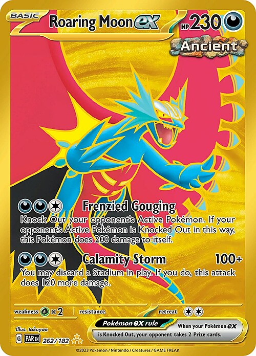 Roaring Moon ex Card Front