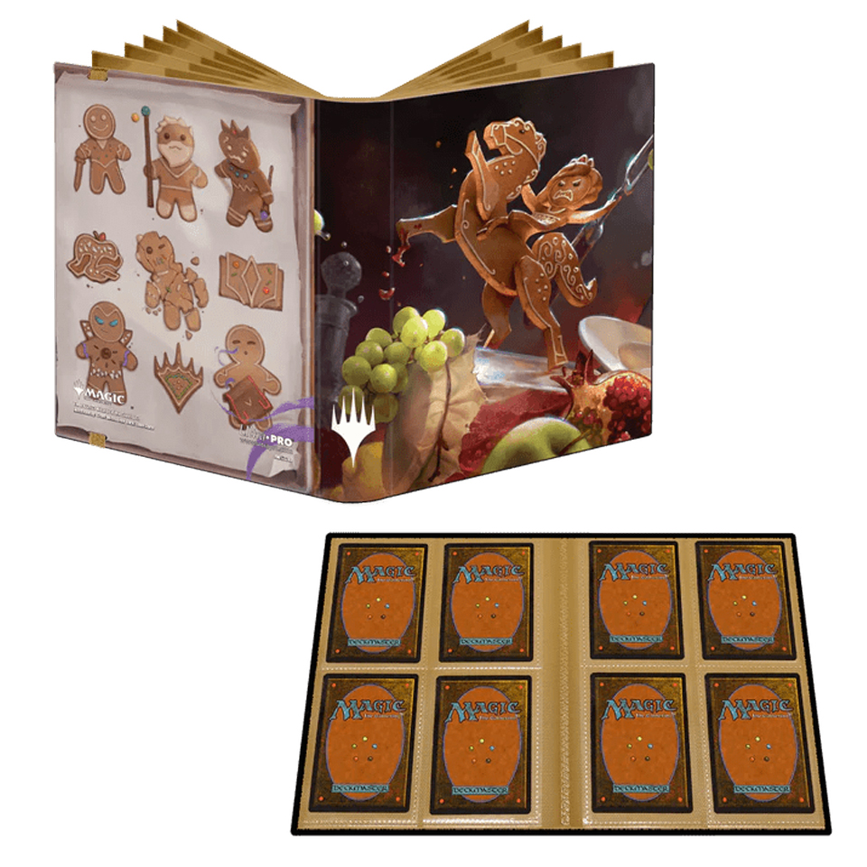 Las tierras salvajes de Eldraine: "Syr Ginger, the Meal Ender Cookie Tray" 4-Pocket Binder