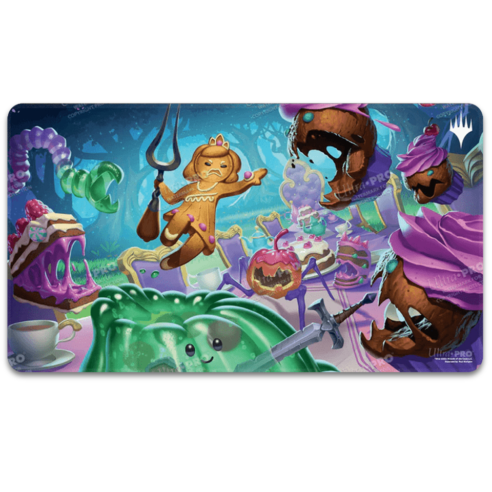 Tapete Las tierras salvajes de Eldraine: "Food Fight" White Stitched