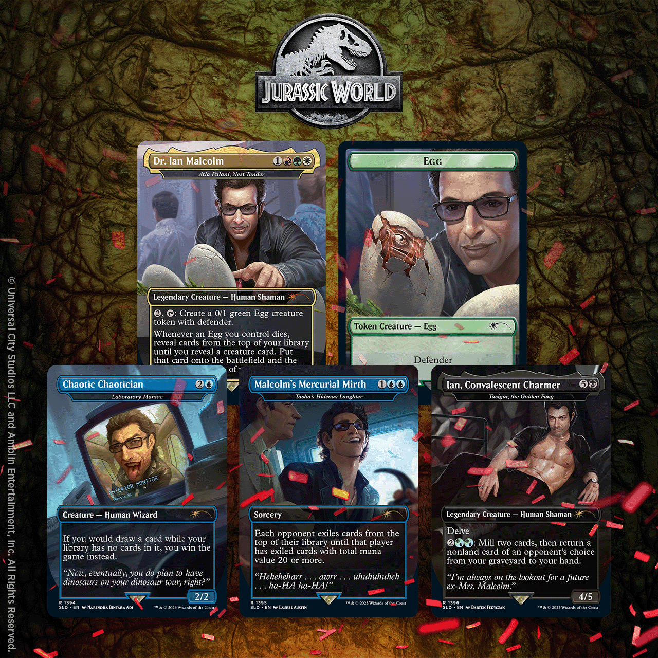 Secret Lair Drop Series: Secretversary 2023: Secret Lair x Jurassic World: Dr. Ian Malcolm Set