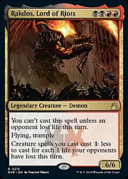 Rakdos, Signore delle Sommosse