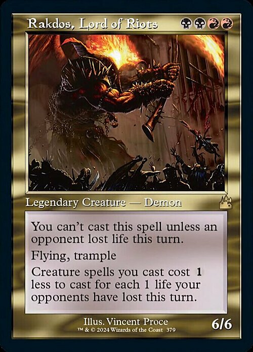 Rakdos, Lord of Riots Card Front